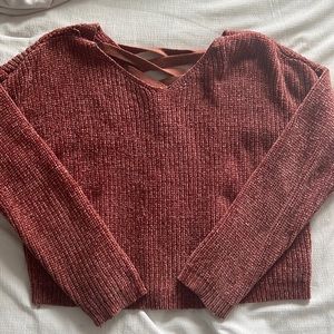 cute burgundy sweater